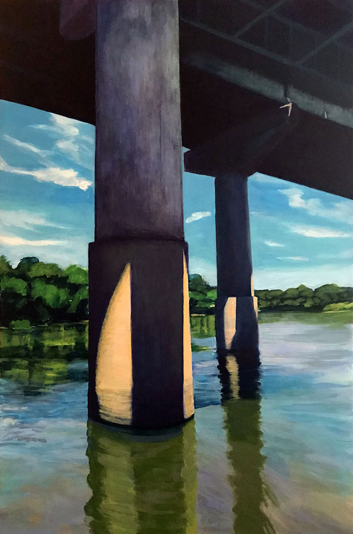 Underneath: Wiley Bridge Columns